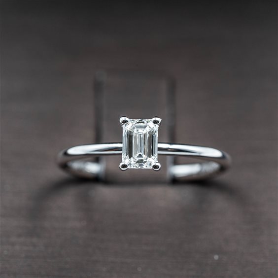 Ring Lux Gioielli Woman in White Gold Diamante 0.50 Ct ANL3541 - ANL3541
